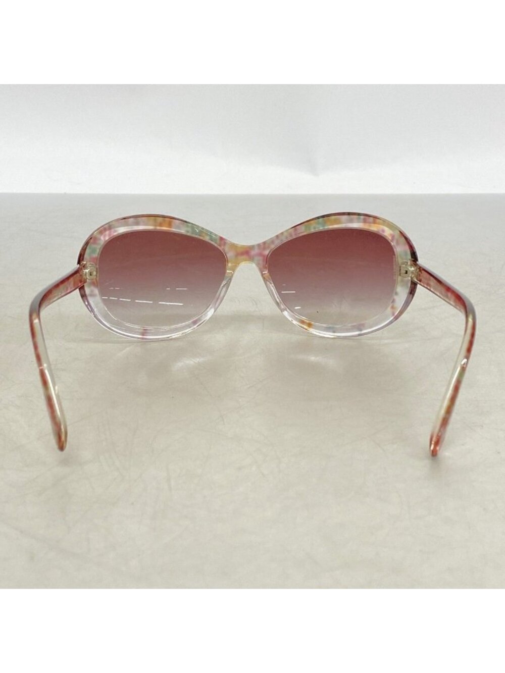 Chanel Sunglasses Acetate Clear Multicolor Silver Eyewear - Picture 9 of 9